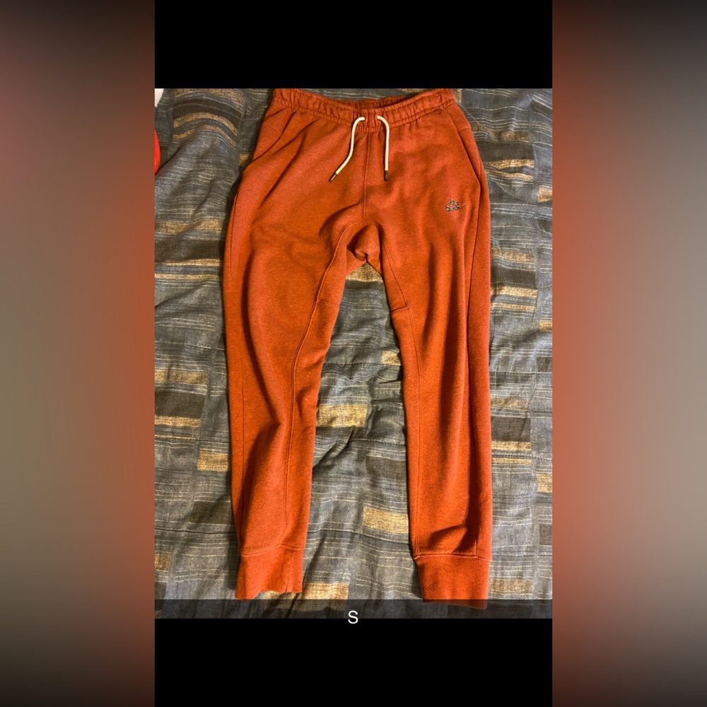 Nike redstone/burnt orange sweatpants